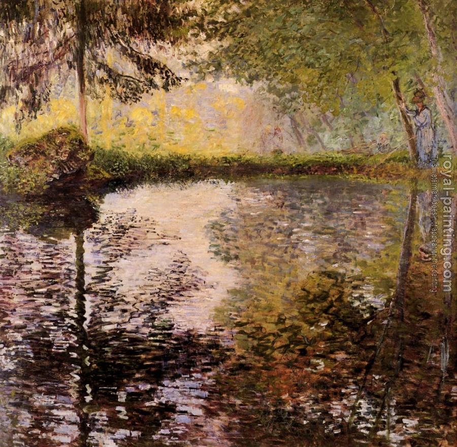 Claude Oscar Monet : Pond at Montgeron